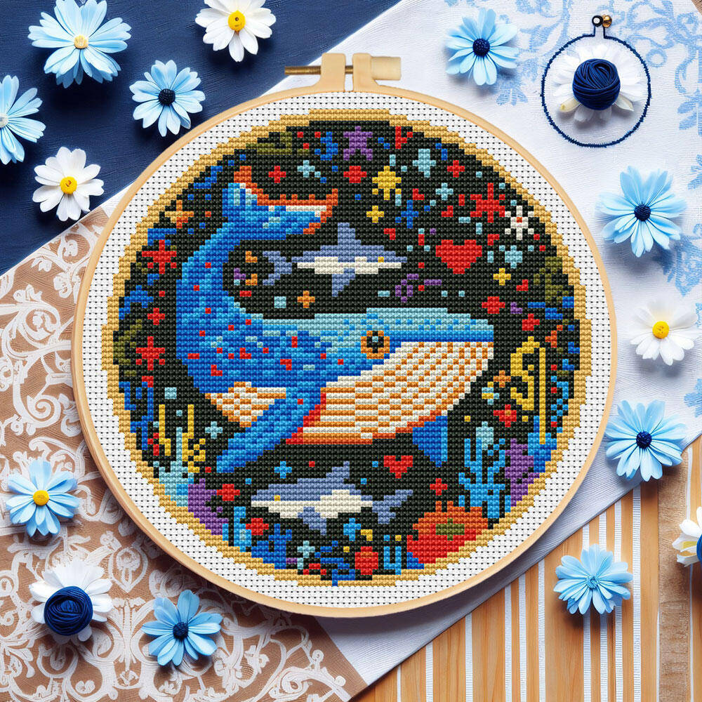 DIY Kreuzstich Wal Stickerei T – Embroidery Hoop Kit Bewertung und Preis