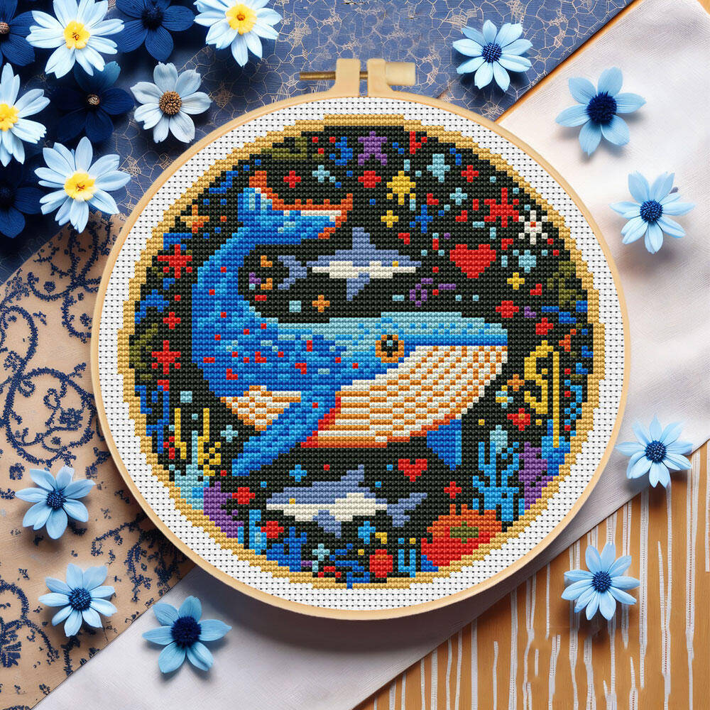 DIY Kreuzstich Wal Stickerei T – Embroidery Hoop Kit Bewertung und Preis