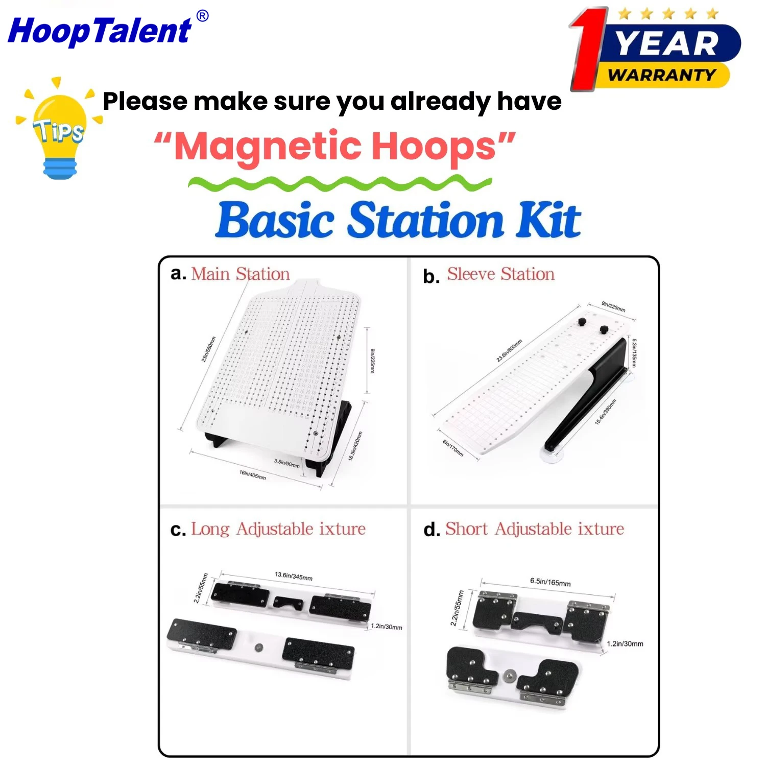 Hooping-Station-Kit für Ricoma – Embroidery Hoop Kit Bewertung und Preis