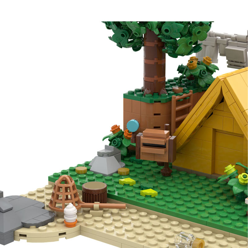 909-teiliges MOC Animal Crossi – Art Craft Village Bewertung und Preis