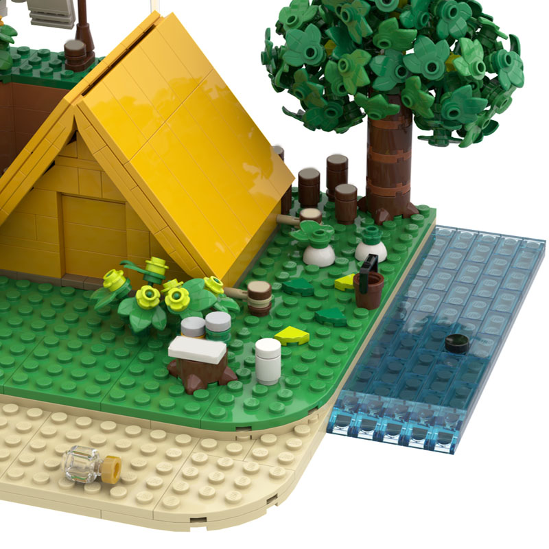 909-teiliges MOC Animal Crossi – Art Craft Village Bewertung und Preis