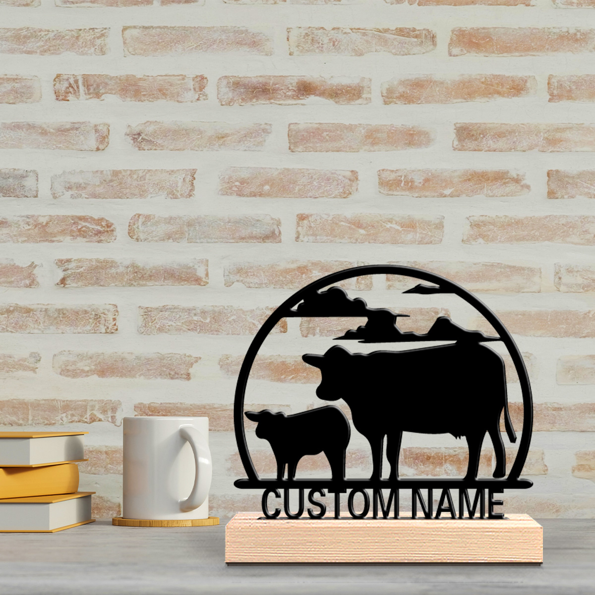 1 Stück Modische Kuh-Metallsta – Art Craft Names Bewertung und Preis