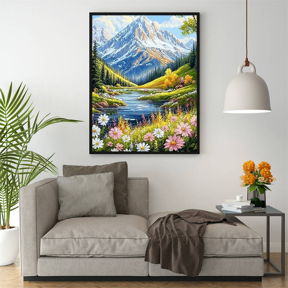 Ölgemälde nach Zahlen, Berglan – Art And Craft Numbers Bewertung und Preis