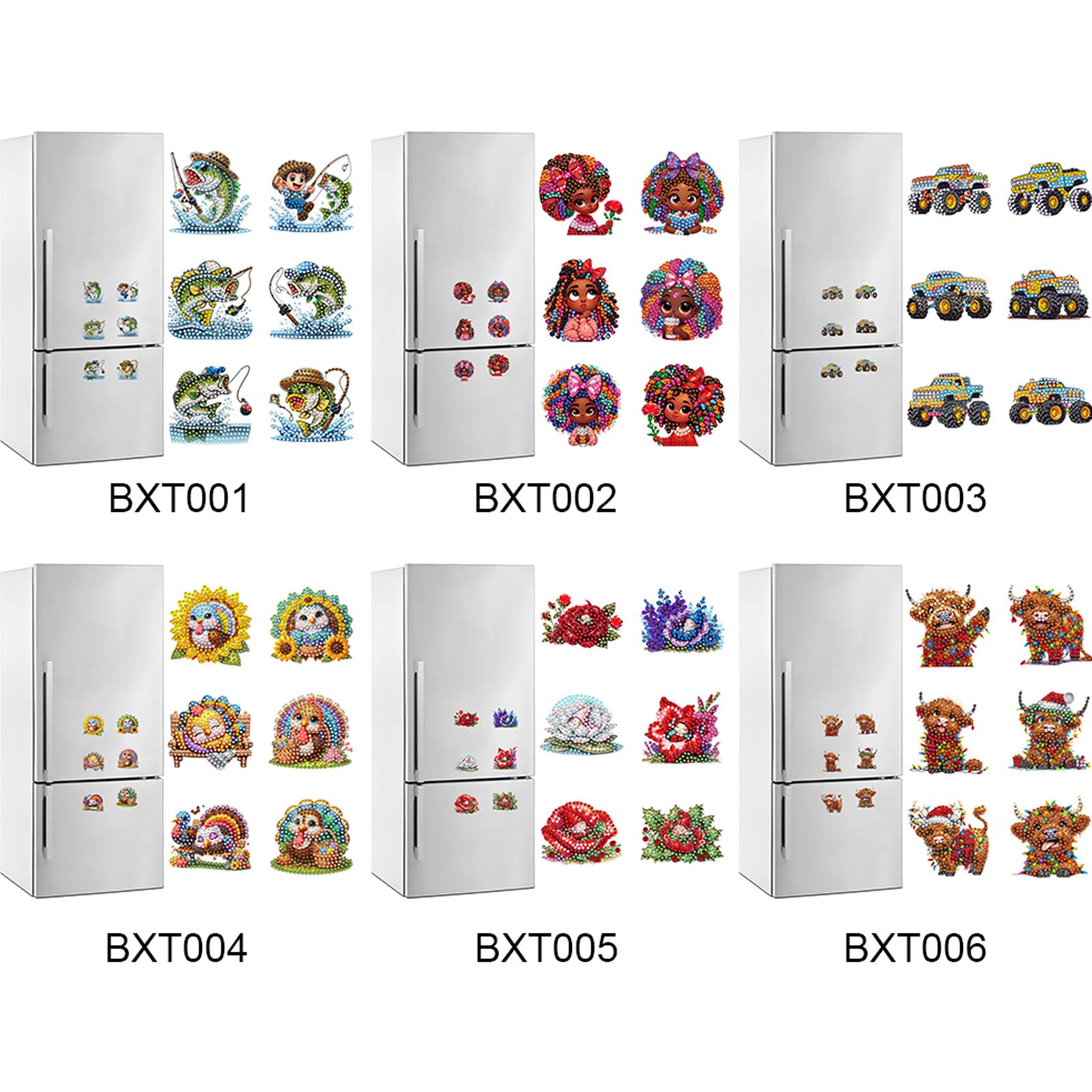 6 Stück 2D/Flache DIY Diamantk – Art Craft Magnet Bewertung und Preis