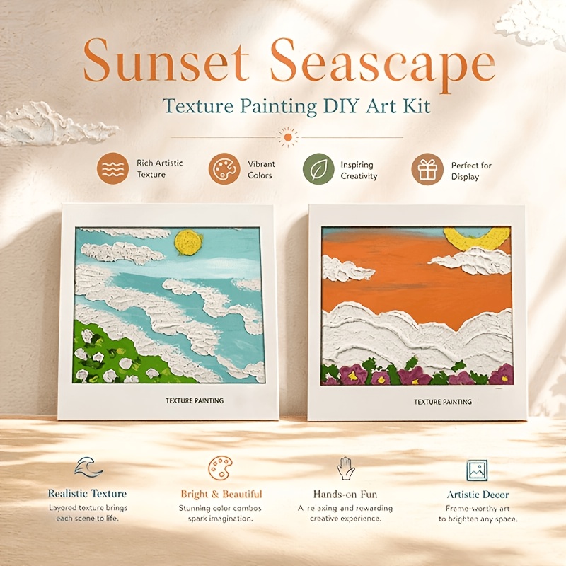2-Stil-Texturmalset, enthält 6 – Painting Knife Palette Bewertung und Preis