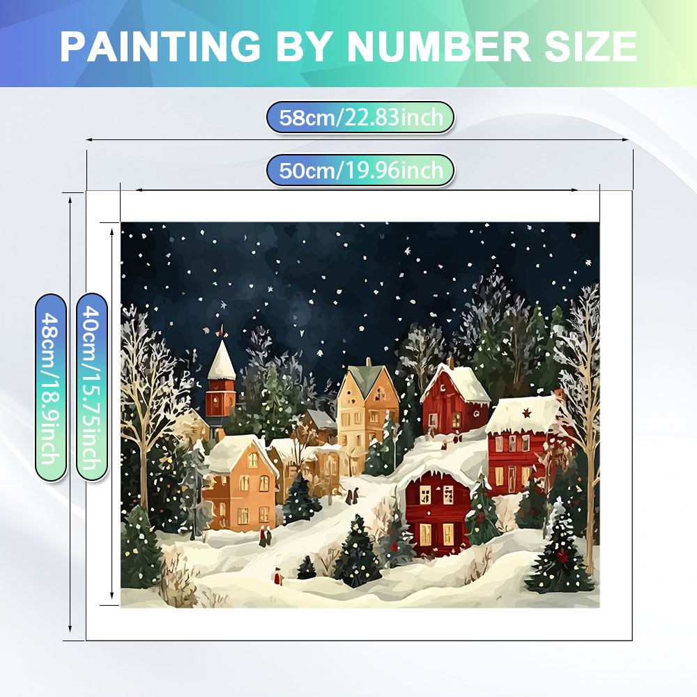 HUACAN Malen nach Zahlen Winte – Art Craft Winter Bewertung und Preis