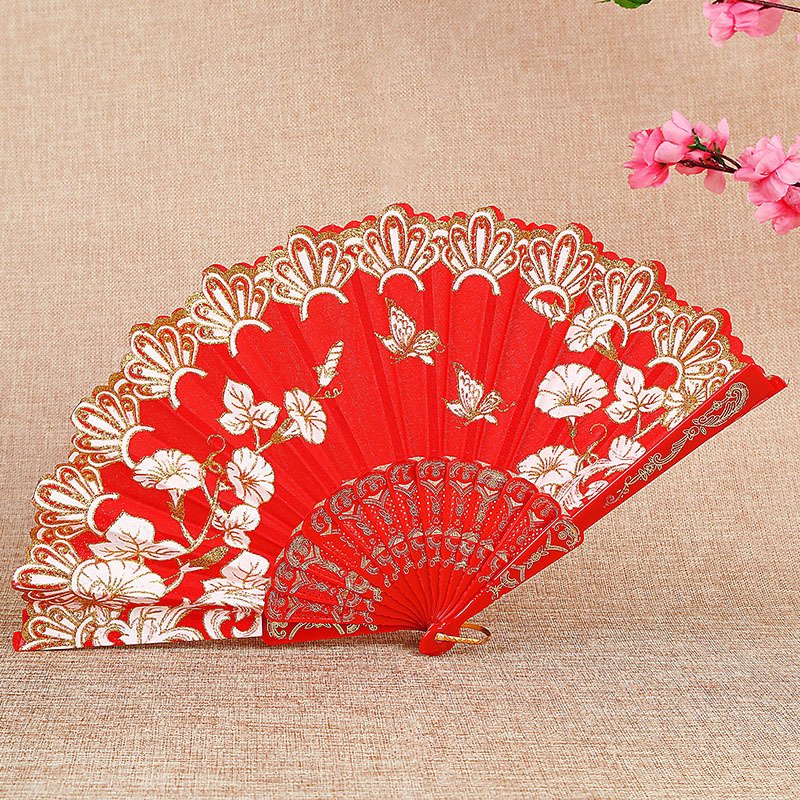 Retro-Falt fächer im chinesisc – Art Craft Butterfly Bewertung und Preis