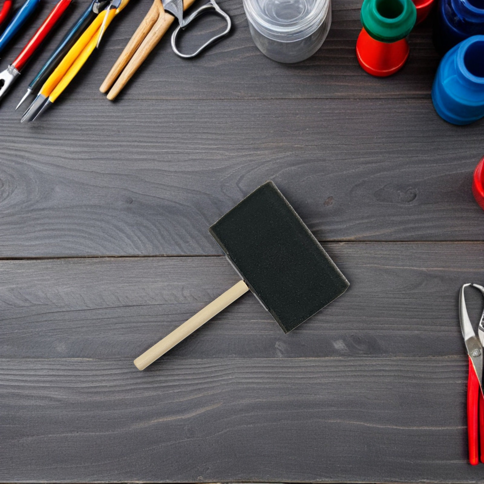 30 Stück Schaumstoff-Malschwäm – Art And Craft With Paint Bewertung und Preis