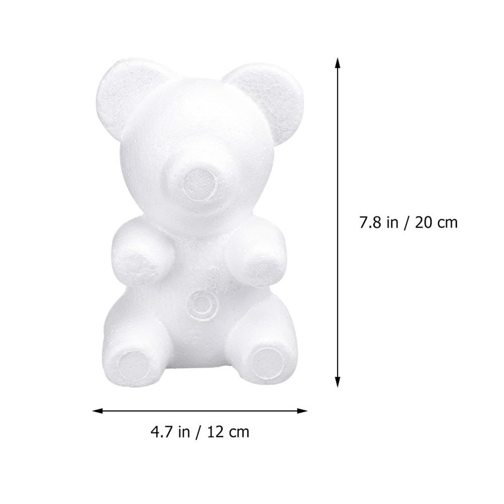 3 Stück Bärenförmige Weiße Sch – Art Craft Project Bewertung und Preis