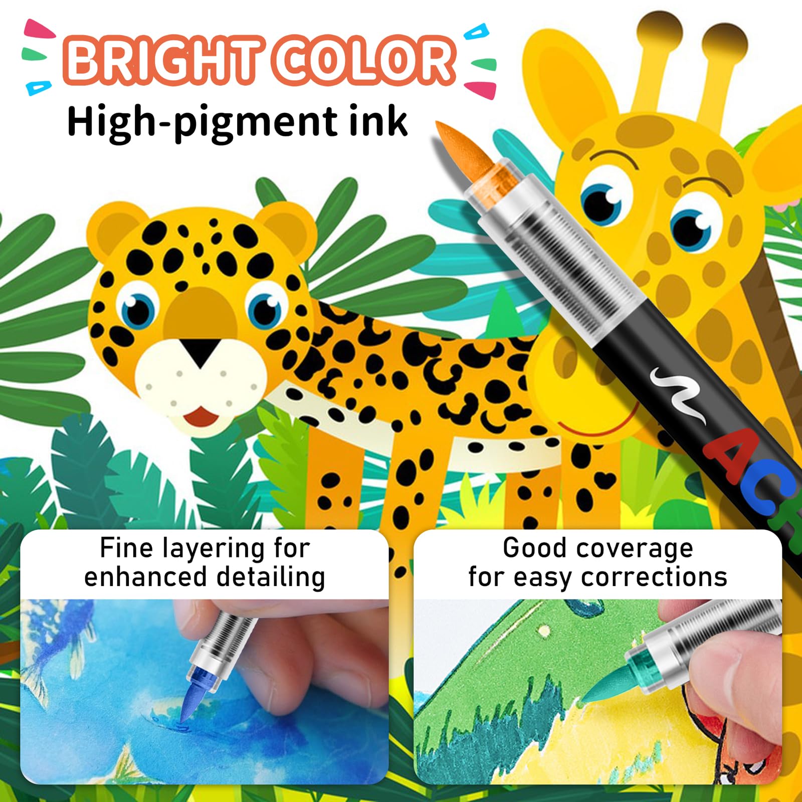 Acrylmalstifte mit Pinselspitz – Unique Art Craft Bewertung und Preis