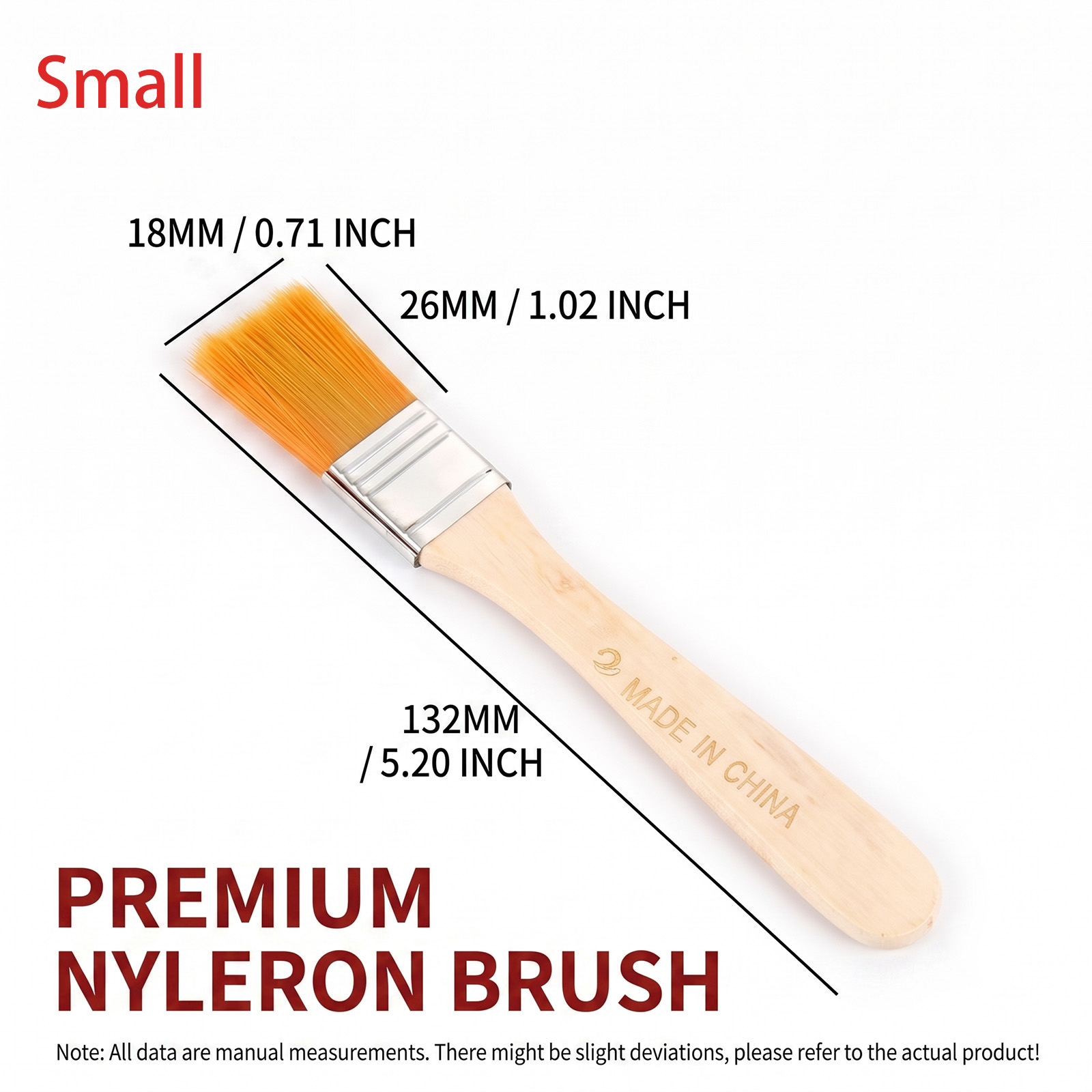 Nylon-Pinselset, 5 Stück Flach – Art Craft Furniture Bewertung und Preis