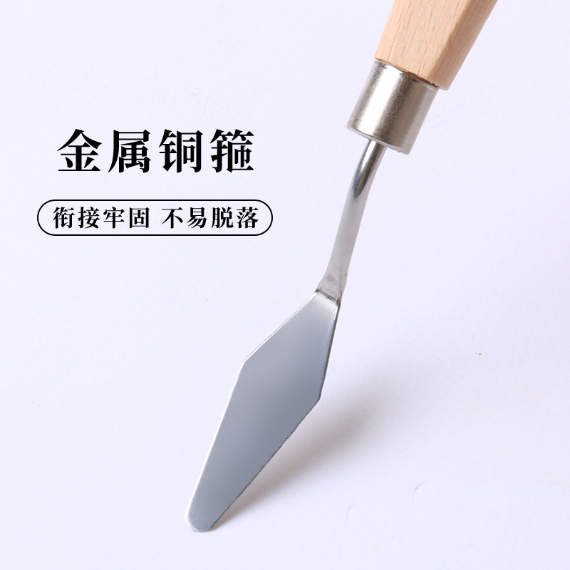 Ölgemälde-Holzspachtel, Farbpa – Painting Knife Palette Bewertung und Preis