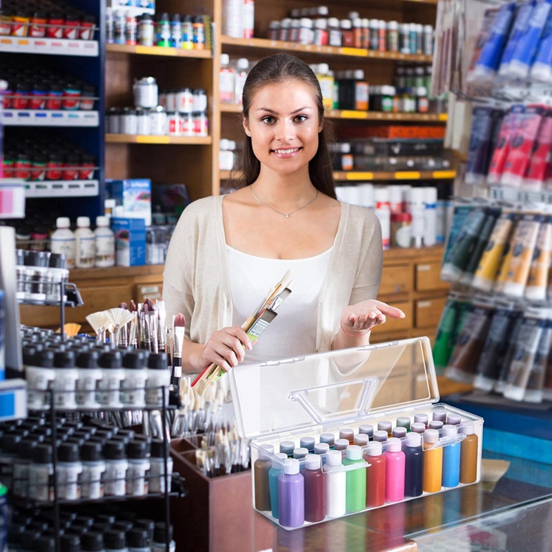 3-teilige Farbaufbewahrungsbox – Art And Craft With Paint Bewertung und Preis