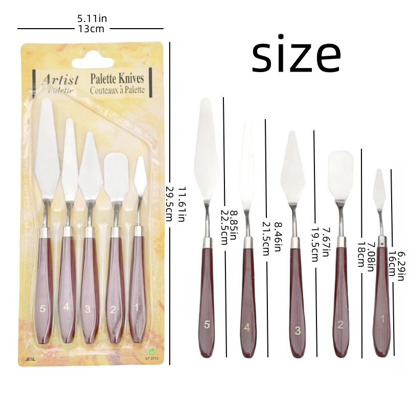 Künstlerbedarf Gouache-Farbenp – Painting Knife Palette Bewertung und Preis